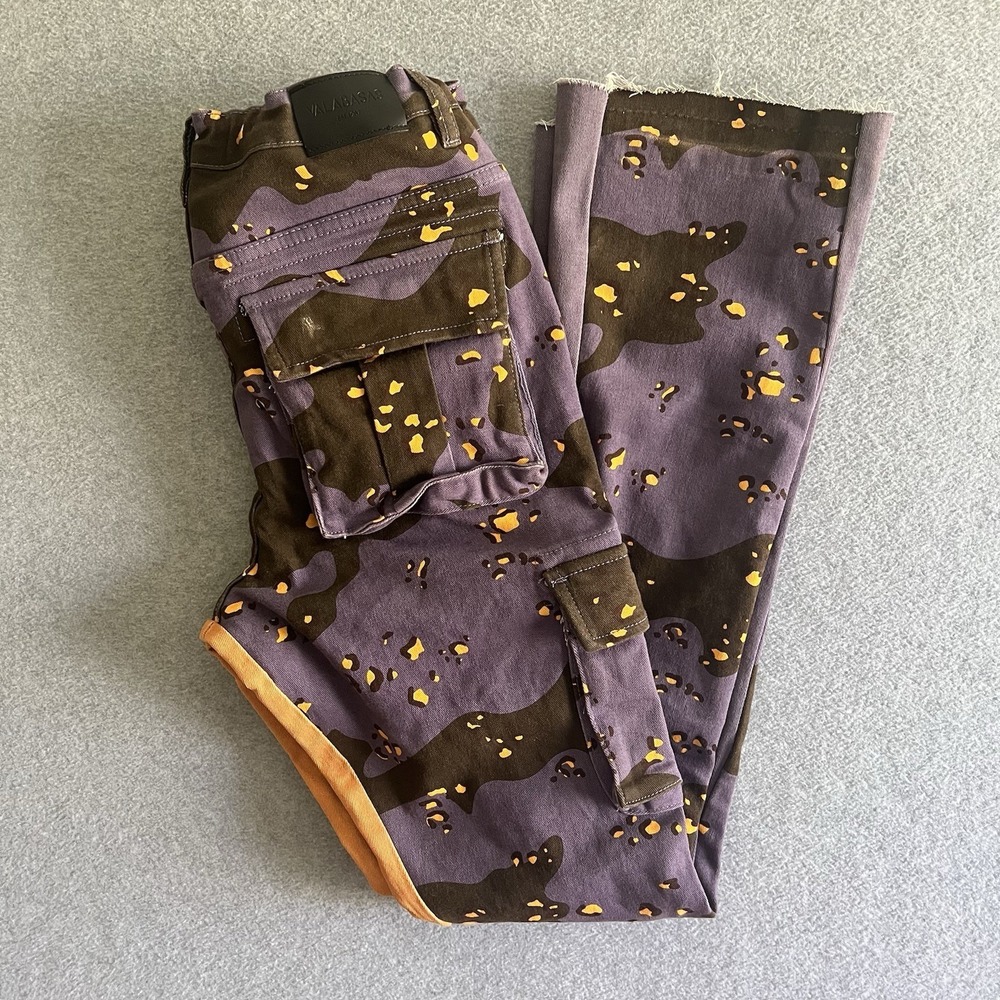 Valabasas Play Commander Stacked Flare Jeans In Autumn Haze Youth Sz 20 30W 32L